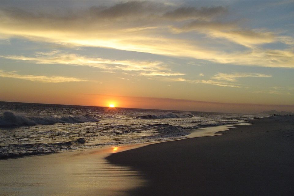 Pôr do sol na Praia Seca