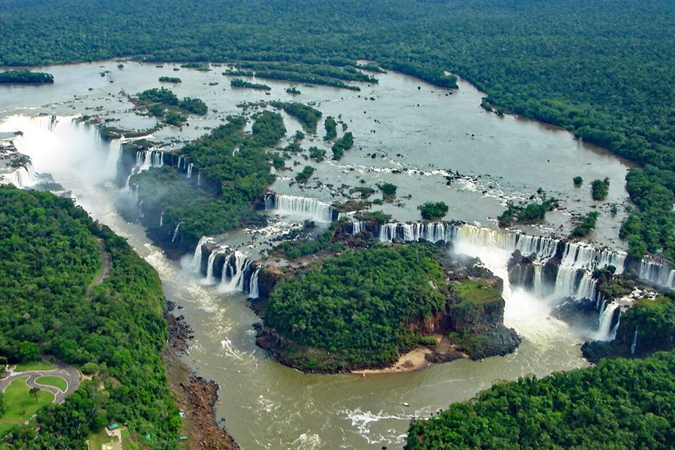 Cataratas do Iguaçu vistas do alto