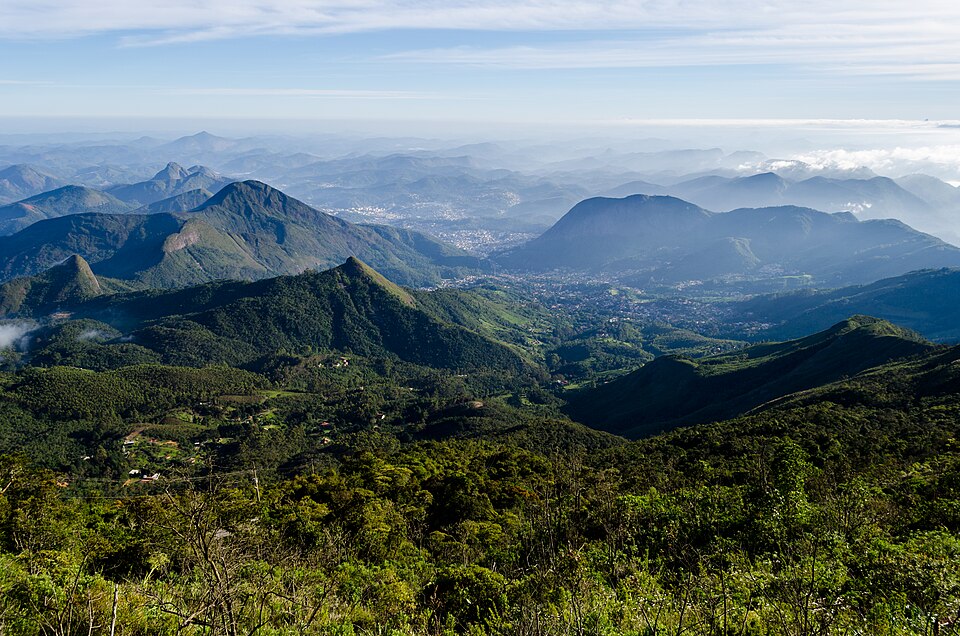 Nova Friburgo vista do Pico da Caledônia
