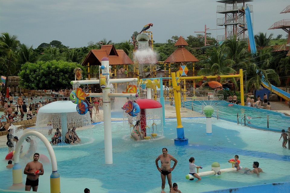 Área infantil do Thermas dos Laranjais