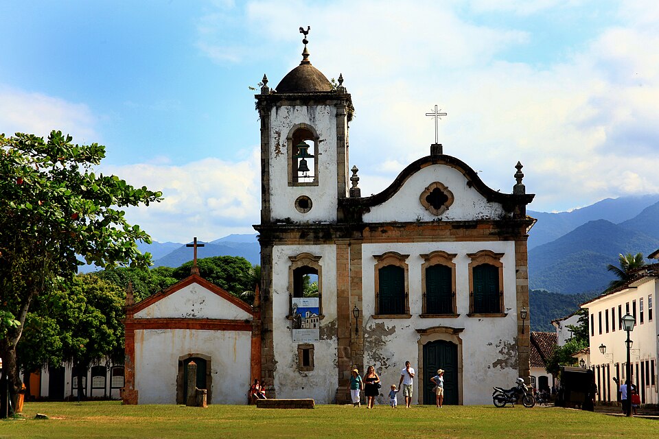 Igreja de Santa Rita, no centro histórico de Paraty